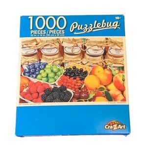 Mix of Market Jams and Fruits, 1000 piece puzzle